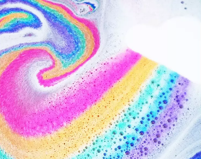 Rainbow Cloud Bath Bombs (Set of 3) - Luxury Organics